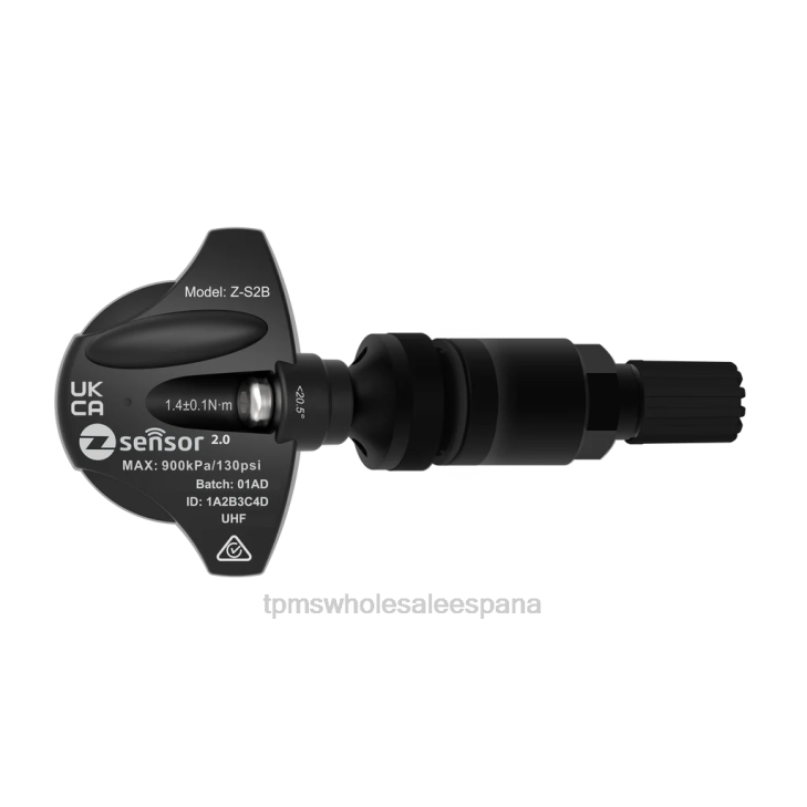 TPMS Sensor España | 8VD8885 Sensor tpms de repuesto volvo oe - oe p/n 31414189, 31302096 frecuencia 433mhz vástago de válvula de metal - negro