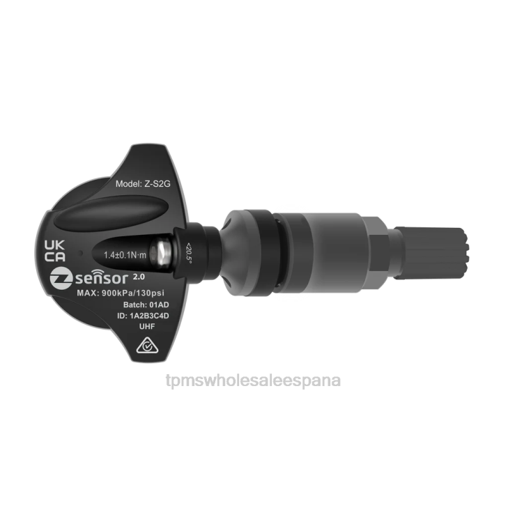 TPMS Coche | 8VD8812 Sensor tpms de repuesto kia oe - oe p/n 529333e000 frecuencia 315mhz vástago de válvula de metal - gris oscuro